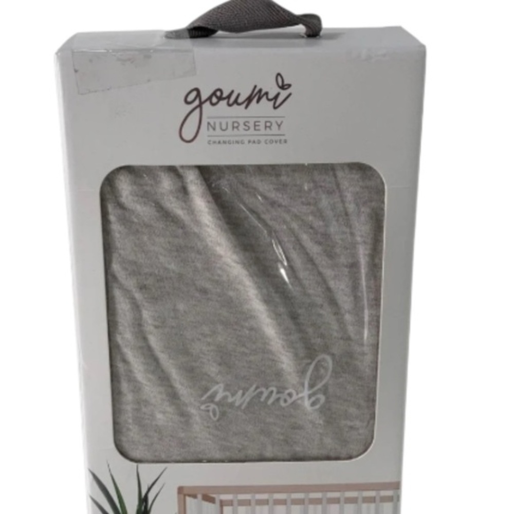 Goumi Changing Pad Cover, Storm Gray